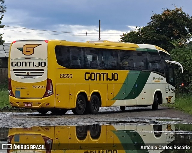Empresa Gontijo de Transportes 19550 na cidade de Juiz de Fora, Minas Gerais, Brasil, por Antônio Carlos Rosário. Número da foto: #12796315.