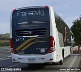 Francovig Transportes Coletivos 7405 na cidade de Aparecida, São Paulo, Brasil, por Vicente de Paulo Alves. Número da foto: #12797656.