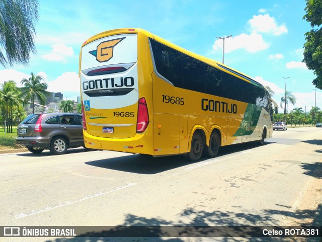 Empresa Gontijo de Transportes 19685 na cidade de Ipatinga, Minas Gerais, Brasil, por Celso ROTA381. Número da foto: #12799886.