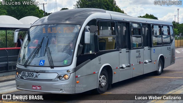 Transporte Coletivo Glória BL309 na cidade de Curitiba, Paraná, Brasil, por Lucas Weber Calizario. Número da foto: #12799805.
