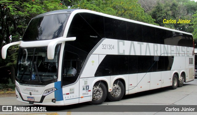 Auto Viação Catarinense 321304 na cidade de São Paulo, São Paulo, Brasil, por Carlos Júnior. Número da foto: #12800849.