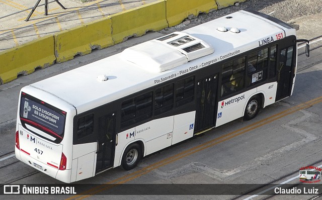 La Nueva Metropol 457 na cidade de Ciudad Autónoma de Buenos Aires, Argentina, por Claudio Luiz. Número da foto: #12800187.