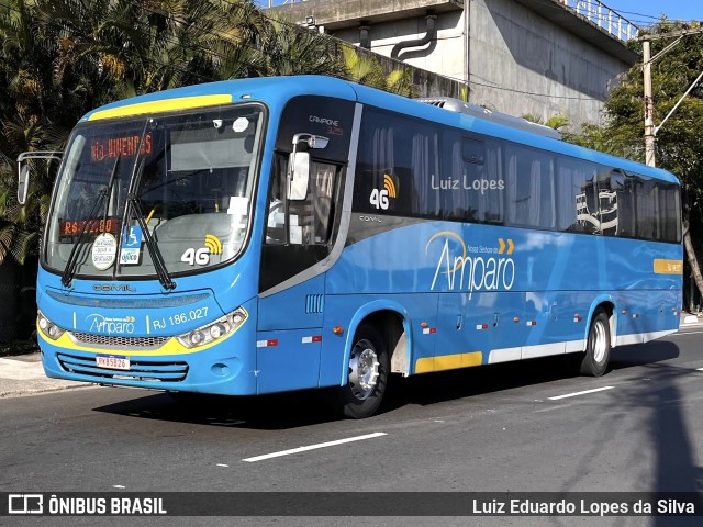 Viação Nossa Senhora do Amparo RJ 186.027 na cidade de Niterói, Rio de Janeiro, Brasil, por Luiz Eduardo Lopes da Silva. Número da foto: #12798959.