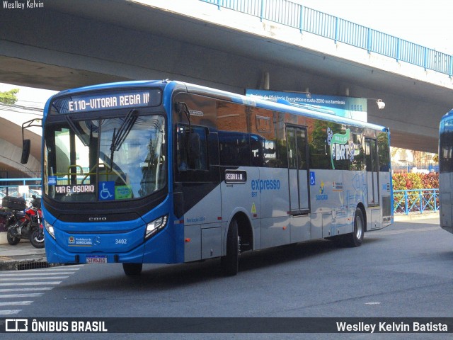 BRT Sorocaba Concessionária de Serviços Públicos SPE S/A 3402 na cidade de Sorocaba, São Paulo, Brasil, por Weslley Kelvin Batista. Número da foto: #12799244.