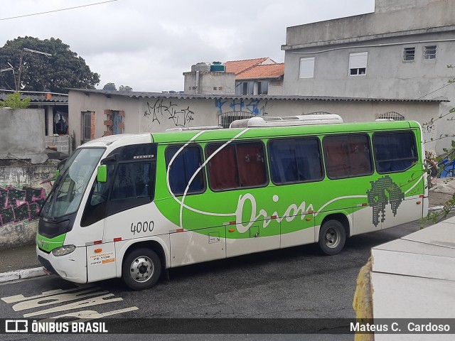 Turismo e Fretamento Orion Transportes 4000 na cidade de São Paulo, São Paulo, Brasil, por Mateus C.  Cardoso. Número da foto: #12799732.