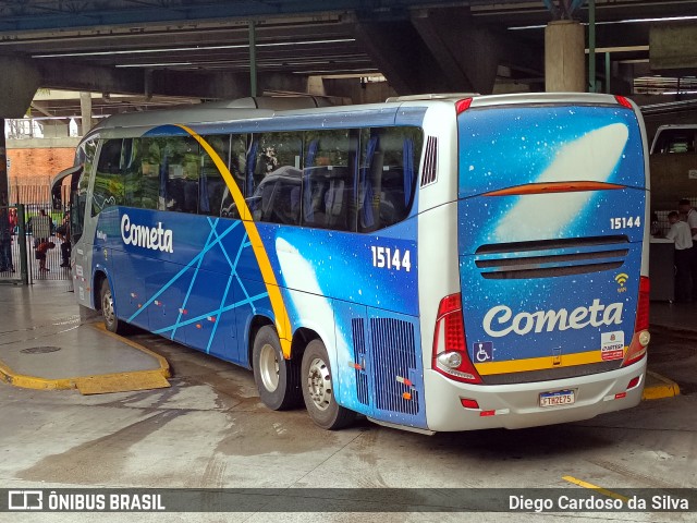 Viação Cometa 15144 na cidade de São Paulo, São Paulo, Brasil, por Diego Cardoso da Silva. Número da foto: #12799639.