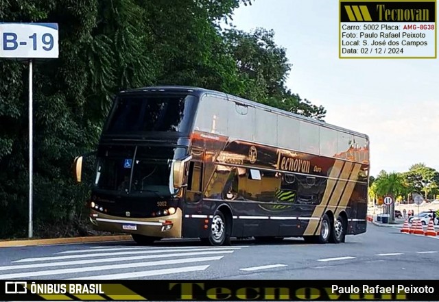 Transportadora Turística Tecnovan 5002 na cidade de Aparecida, São Paulo, Brasil, por Paulo Rafael Peixoto. Número da foto: #12798756.