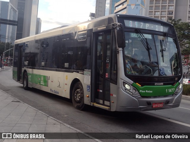 Viação Santa Brígida 1 1477 na cidade de São Paulo, São Paulo, Brasil, por Rafael Lopes de Oliveira. Número da foto: #12799641.