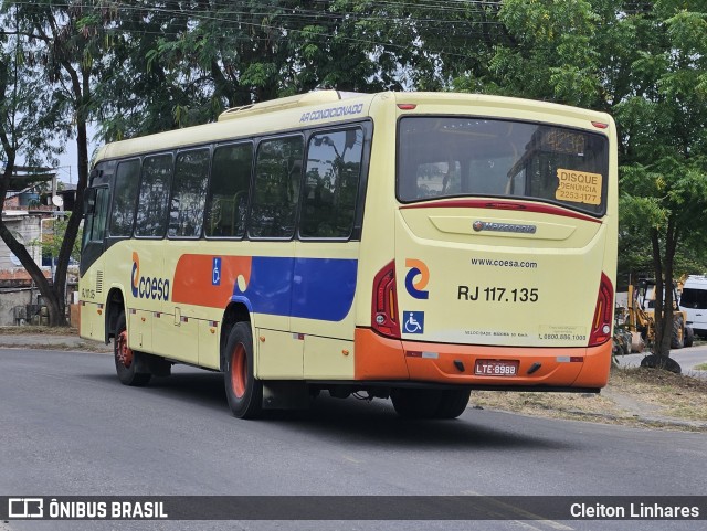 Coesa Transportes RJ 117.135 na cidade de São Gonçalo, Rio de Janeiro, Brasil, por Cleiton Linhares. Número da foto: #12800069.