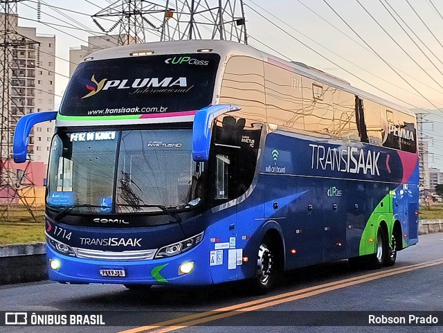Trans Isaak Turismo 1714 na cidade de São José dos Campos, São Paulo, Brasil, por Robson Prado. Número da foto: #12799161.