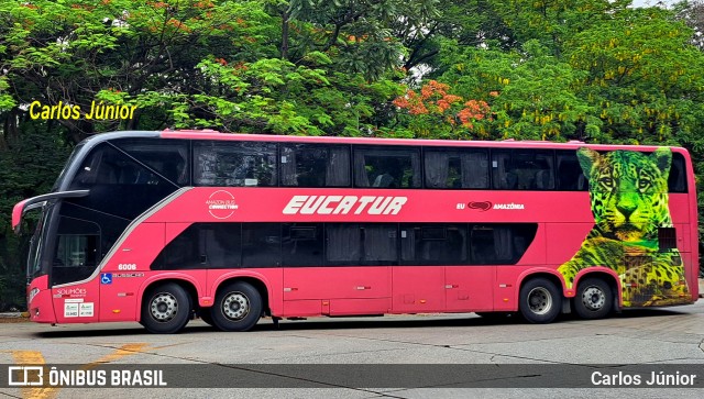 Eucatur - Empresa União Cascavel de Transportes e Turismo 6006 na cidade de São Paulo, São Paulo, Brasil, por Carlos Júnior. Número da foto: #12798486.