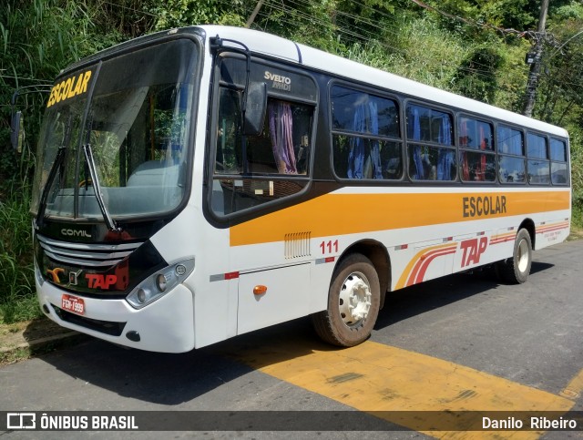 TAP Turismo e Fretamento 111 na cidade de Piraí, Rio de Janeiro, Brasil, por Danilo  Ribeiro. Número da foto: #12799146.