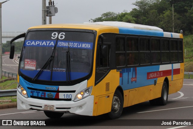 TTA S.A. - Línea 96 180 na cidade de Caacupé, Cordillera, Paraguai, por José Paredes. Número da foto: #12800987.
