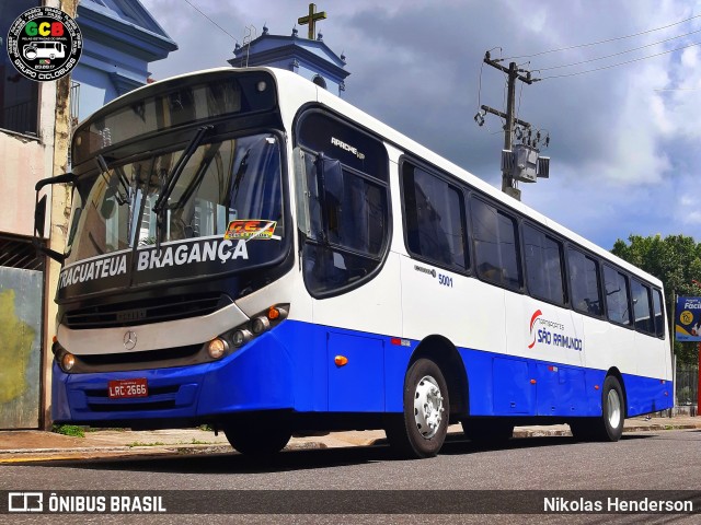 Transportes São Raimundo 5001 na cidade de Bragança, Pará, Brasil, por Nikolas Henderson. Número da foto: #12799308.