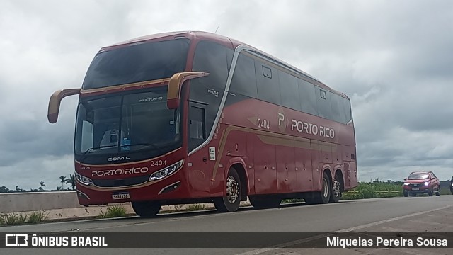 Auto Viação Porto Rico 2404 na cidade de Santa Inês, Maranhão, Brasil, por Miqueias Pereira Sousa. Número da foto: #12799550.