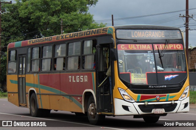 TLGSA - Transporte Loma Grande S.A. - Línea 132 > Transporte LomaGrandense S.A. 1271 na cidade de Ypacaraí, Central, Paraguai, por José Paredes. Número da foto: #12801165.