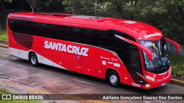Viação Santa Cruz 33223 na cidade de São Paulo, São Paulo, Brasil, por Adriano Gonçalves Soares Dos Santos. Número da foto: #12798786.