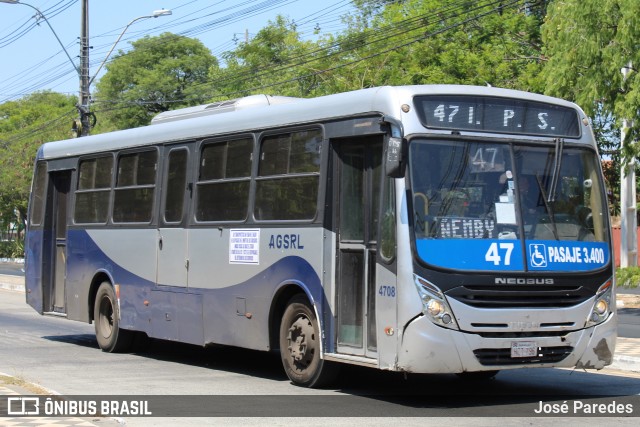 Automotores Guarani S.R.L. - Linea 47 4708 na cidade de Asunción, Paraguai, por José Paredes. Número da foto: #12801259.