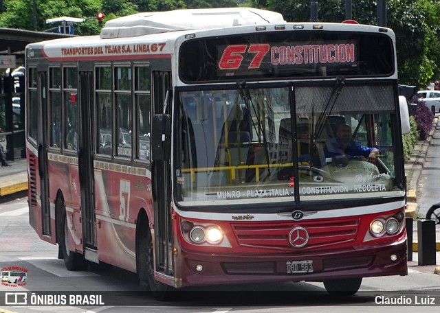 Transportes del Tejar 65 na cidade de Ciudad Autónoma de Buenos Aires, Argentina, por Claudio Luiz. Número da foto: #12800798.