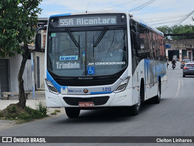 Icaraí Auto Transportes 1.012 na cidade de São Gonçalo, Rio de Janeiro, Brasil, por Cleiton Linhares. Número da foto: #12799271.