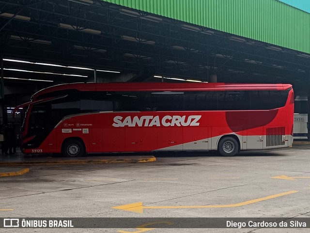 Viação Santa Cruz 33123 na cidade de São Paulo, São Paulo, Brasil, por Diego Cardoso da Silva. Número da foto: #12800085.