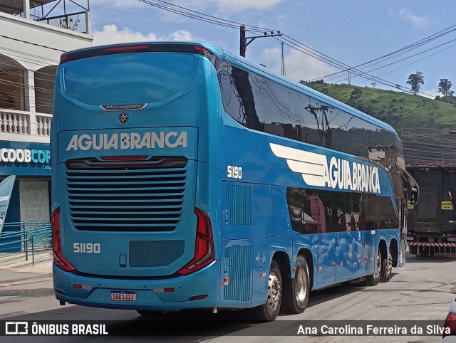 Viação Águia Branca 51190 na cidade de Timóteo, Minas Gerais, Brasil, por Ana Carolina Ferreira da Silva. Número da foto: #12800968.