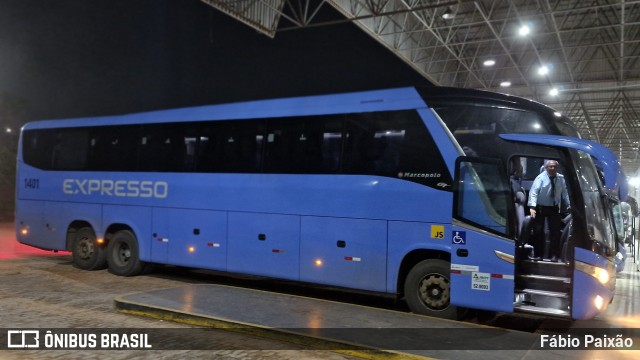Expresso Transporte e Turismo Ltda. 1401 na cidade de São Luís, Maranhão, Brasil, por Fábio Paixão. Número da foto: #12798753.