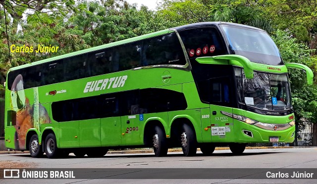 Eucatur - Empresa União Cascavel de Transportes e Turismo 5820 na cidade de São Paulo, São Paulo, Brasil, por Carlos Júnior. Número da foto: #12800876.