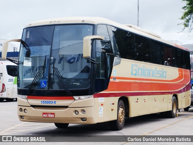 Auto Viação Goianésia 155003-6 na cidade de Goiânia, Goiás, Brasil, por Carlos Daniel Moreira Batista. Número da foto: #12798945.