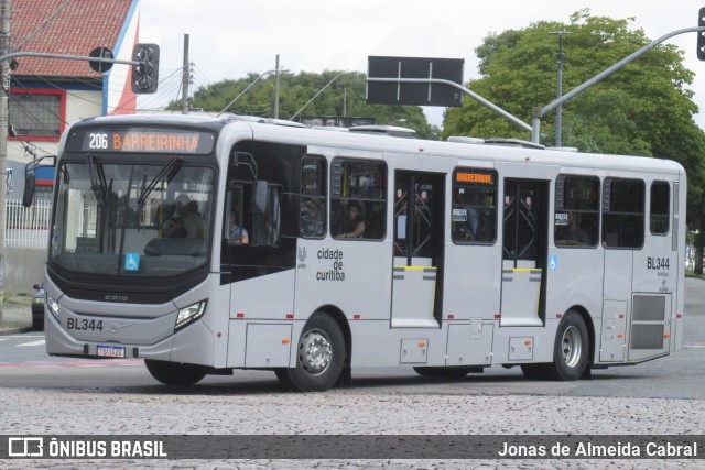 Transporte Coletivo Glória BL344 na cidade de Curitiba, Paraná, Brasil, por Jonas de Almeida Cabral. Número da foto: #12801266.