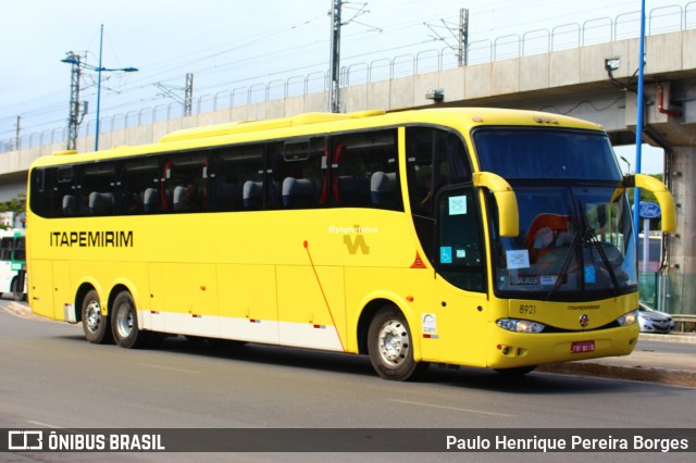 Viação Itapemirim 8921 na cidade de Salvador, Bahia, Brasil, por Paulo Henrique Pereira Borges. Número da foto: #12800161.