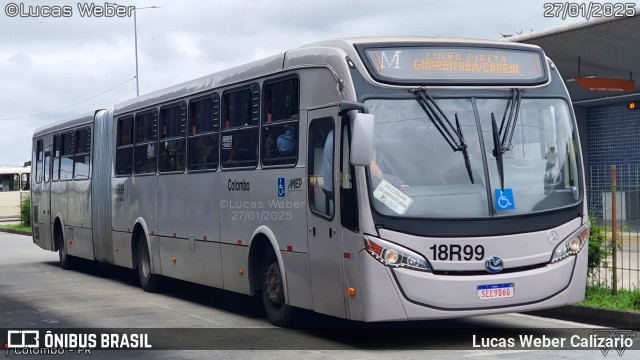 Viação Santo Ângelo 18R99 na cidade de Colombo, Paraná, Brasil, por Lucas Weber Calizario. Número da foto: #12800522.