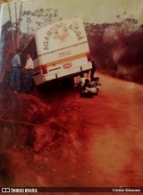 Transportes Satélite 4589 AGUIA DOURADA na cidade de Peixoto de Azevedo, Mato Grosso, Brasil, por Cristian Schumann. Número da foto: #:id.