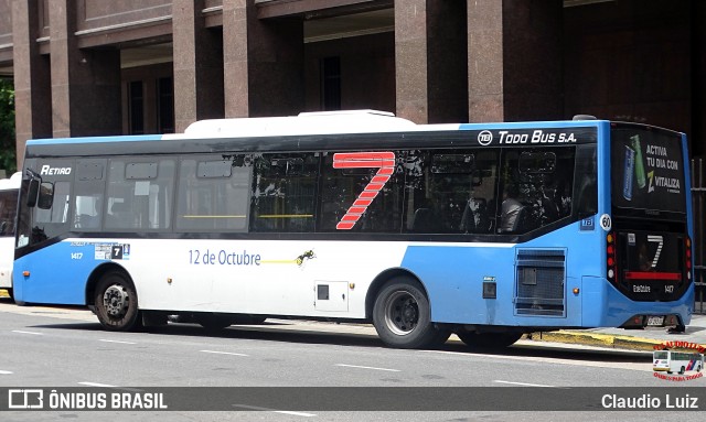 Transportes Automotores 12 de Octubre 1417 na cidade de Ciudad Autónoma de Buenos Aires, Argentina, por Claudio Luiz. Número da foto: #12803612.