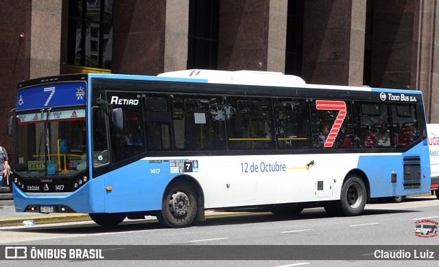 Transportes Automotores 12 de Octubre 1417 na cidade de Ciudad Autónoma de Buenos Aires, Argentina, por Claudio Luiz. Número da foto: #12803610.
