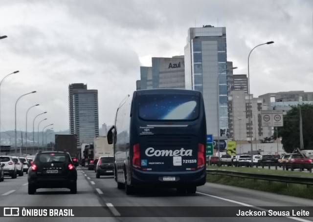 Viação Cometa 721550 na cidade de Barueri, São Paulo, Brasil, por Jackson Sousa Leite. Número da foto: #12802534.