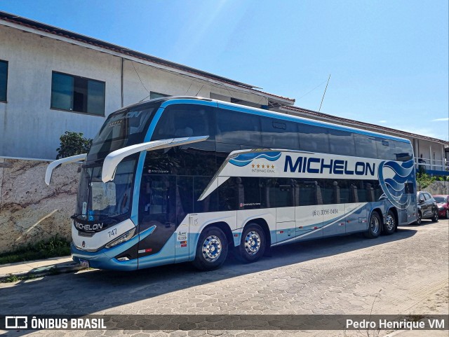Michelon Turismo 747 na cidade de Santa Cruz Cabrália, Bahia, Brasil, por Pedro Henrique VM. Número da foto: #12804285.