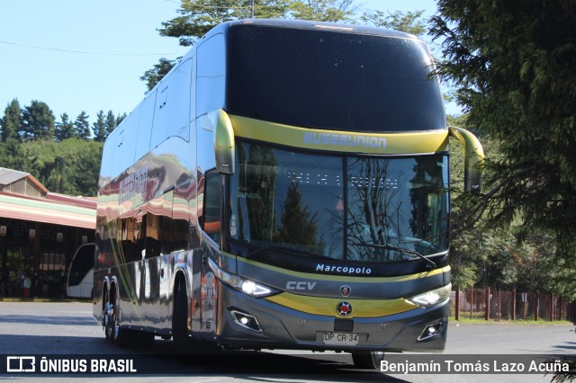 Buses Union DPCR34 na cidade de Temuco, Cautín, Araucanía, Chile, por Benjamín Tomás Lazo Acuña. Número da foto: #12804313.
