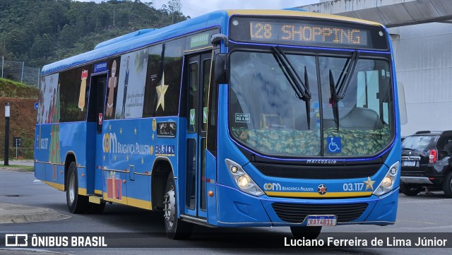 JTP Transportes - COM Bragança Paulista 03.117 na cidade de Bragança Paulista, São Paulo, Brasil, por Luciano Ferreira de Lima Júnior. Número da foto: #12803545.