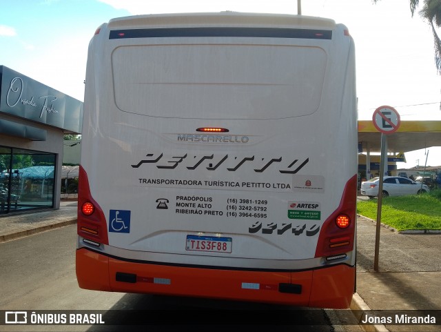Transportadora Turística Petitto 92740 na cidade de Dumont, São Paulo, Brasil, por Jonas Miranda. Número da foto: #12803595.