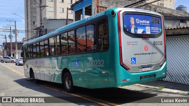 Auto Viação Urubupungá 00232 na cidade de Osasco, São Paulo, Brasil, por Lucas Kevin. Número da foto: #12801581.