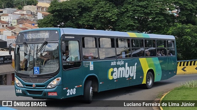 Auto Viação Cambuí 208 na cidade de Bragança Paulista, São Paulo, Brasil, por Luciano Ferreira de Lima Júnior. Número da foto: #12803538.