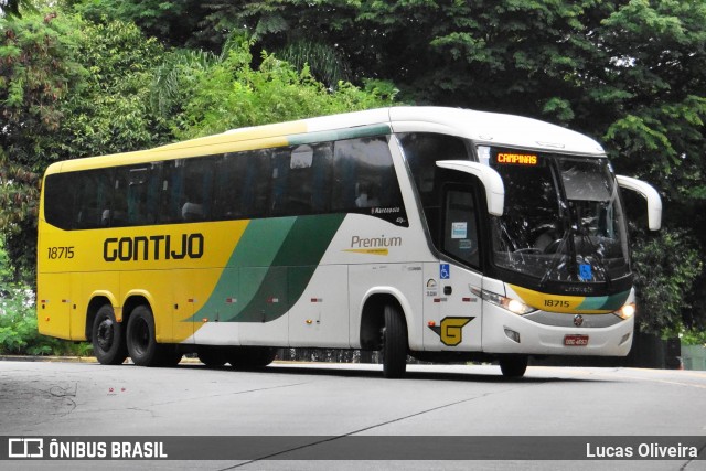 Empresa Gontijo de Transportes 18715 na cidade de São Paulo, São Paulo, Brasil, por Lucas Oliveira. Número da foto: #12802390.