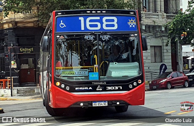ESISA - Expreso San Isidro 3037 na cidade de Ciudad Autónoma de Buenos Aires, Argentina, por Claudio Luiz. Número da foto: #12803642.
