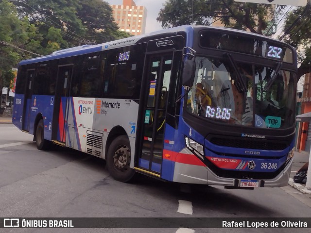 Vipol Transportes Rodoviários - TIPBUS - Transportes Intermunicipal 36.246 na cidade de São Paulo, São Paulo, Brasil, por Rafael Lopes de Oliveira. Número da foto: #12803244.