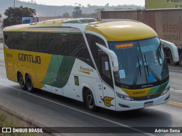 Empresa Gontijo de Transportes 19600 na cidade de João Monlevade, Minas Gerais, Brasil, por Adrian Sena. Número da foto: #12802579.