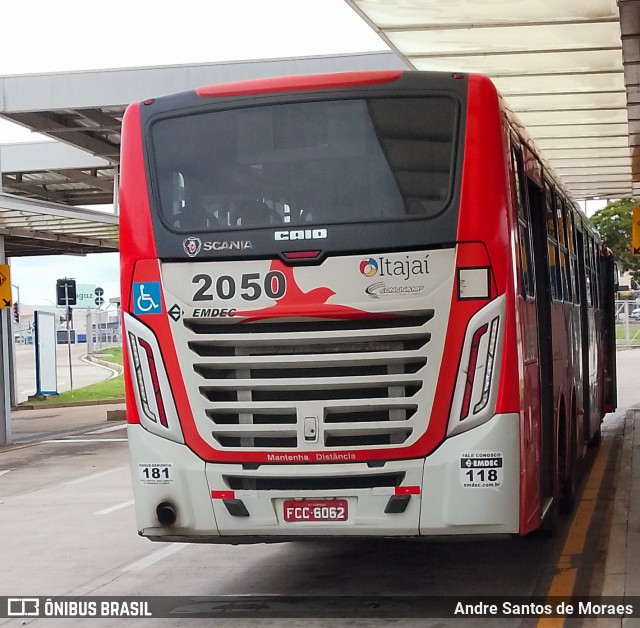 Itajaí Transportes Coletivos 2050 na cidade de Campinas, São Paulo, Brasil, por Andre Santos de Moraes. Número da foto: #12803661.