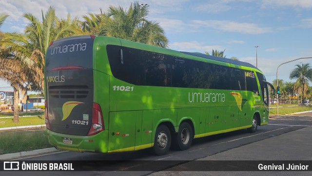 Viação Umuarama 11021 na cidade de Campo Grande, Mato Grosso do Sul, Brasil, por Genival Júnior. Número da foto: #12801968.
