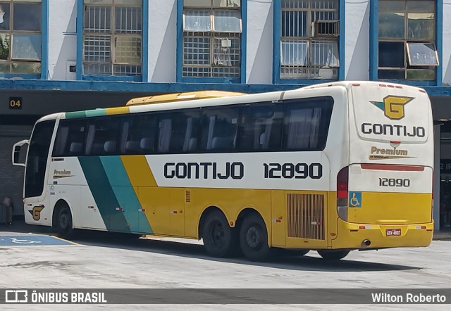 Empresa Gontijo de Transportes 12890 na cidade de Governador Valadares, Minas Gerais, Brasil, por Wilton Roberto. Número da foto: #12802180.