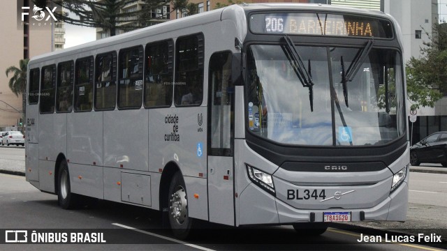 Transporte Coletivo Glória BL344 na cidade de Curitiba, Paraná, Brasil, por Jean Lucas Felix. Número da foto: #12804197.
